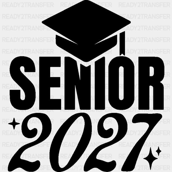 Senior 2027 B&W - Senior DTF Transfers