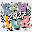 Senior 2027 Colorful Oldschool - Senior DTF Transfers