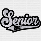Senior 2027 Embroidery Style - Senior DTF Transfers