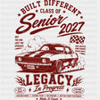 Senior 2027 Red Car - Senior DTF Transfers