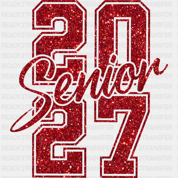 Senior 2027 Red Sequin - Senior DTF Transfers