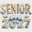 Senior Class Of 2027 Blue Ribbon - Senior DTF Transfers
