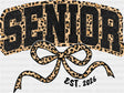 Senior EST 2026 - Graduation DTF Transfer Adult Unisex - S & M (10’’) / Dark Color Design (See Imaging)