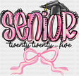 Senior Twenty Twenty Five - Graduation DTF Transfer ready2transfer Dark Color Design (See Imaging)