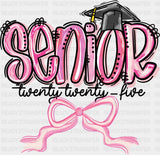 Senior Twenty Twenty Five - Graduation DTF Transfer ready2transfer Dark Color Design (See Imaging)