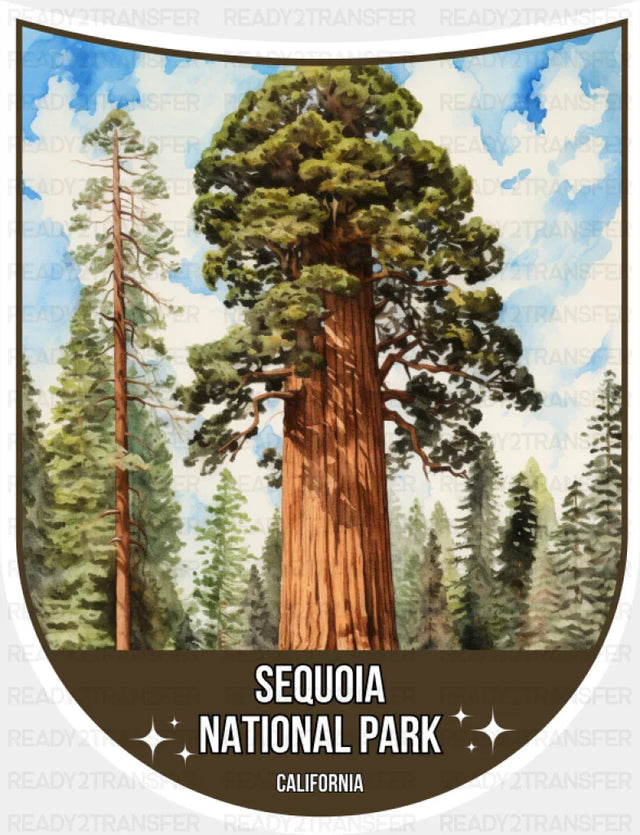 Sequoia National Park California - National Parks DTF Transfer ready2transfer