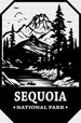 Sequoia National Park Design - National Parks DTF Transfers ready2transfer Black