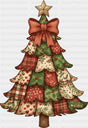 Sewn Tree - Christmas DTF Transfer