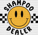 Shampo Dealer Design - Hair Stylist DTF heat transfer ready2transfer Black