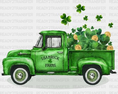 Shamrock Farms St. Patrick’s Day Dtf Heat Transfer Saint Patricks Design St Paddys