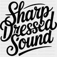 Sharp Dressed Sound - Music DTF Transfers ready2transfer Dark Color Design (See Imaging)