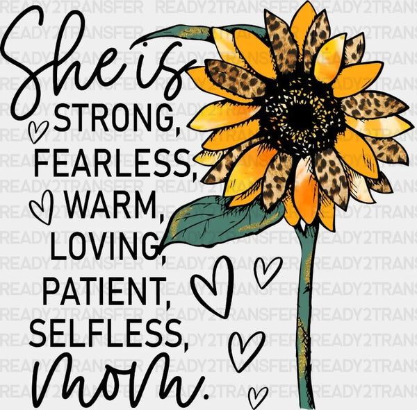 She Is Strong Mom DTF Transfer