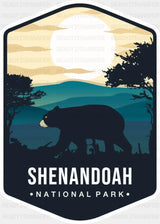 Shenandoah National Park Colorful Design - National Parks DTF Transfer ready2transfer