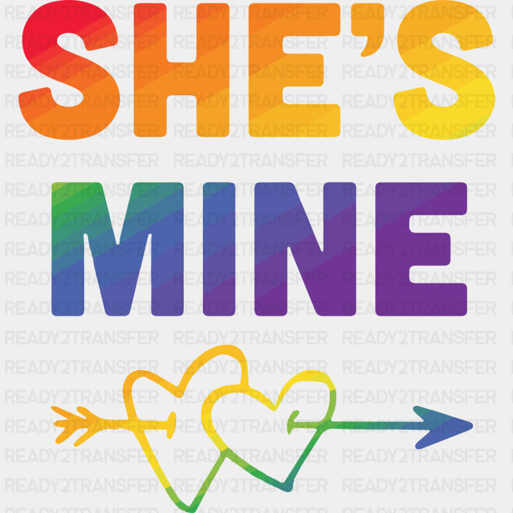 She's Mine - Lesbian DTF Transfers ready2transfer