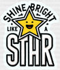 Shine Bright Like A Star - Minimal UV Sticker Permanent UV DTF Decal