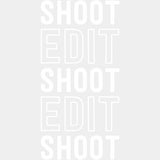 Shoot Edit, Shoot Edit - Photography DTF Transfers ready2transfer Light Color Design (See Imaging)