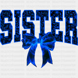 Sister, Blue Ribbon - Sister DTF Transfers ready2transfer