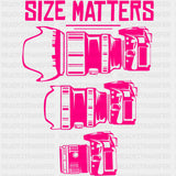 Size Matters, Pink Lenses - Photography DTF Transfers ready2transfer