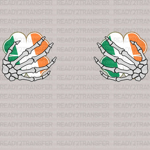 SKELETON CLOVER DTF Transfer