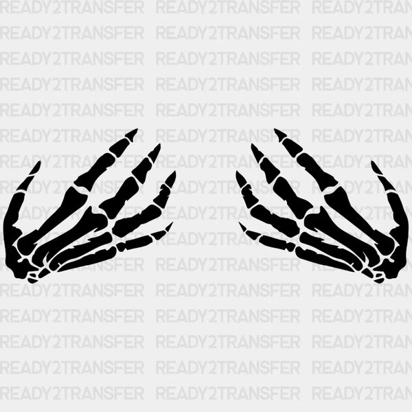 SKELETON HAND DTF Transfer