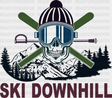 Ski Downhill - Skiing Dtf Heat Transfer