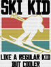 SKI KID - Skiing DTF Heat Transfer ready2transfer Black