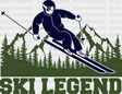 Ski Legend - Skiing Dtf Heat Transfer