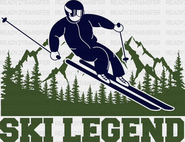 Ski Legend - Skiing DTF Heat Transfer