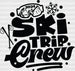 Ski Trip Crew - Skiing DTF Heat Transfer ready2transfer Black