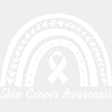 Skin Cancer Awareness Rainbow - Melanoma DTF Transfers - Adult Unisex - S & M (10’’) / Light Color Design (See Imaging)