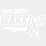Skin Cancer Warrior - Melanoma DTF Transfers - Adult Unisex - S & M (10’’) / Light Color Design (See Imaging)