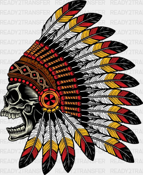 SKULL CHIEF DTF Transfer