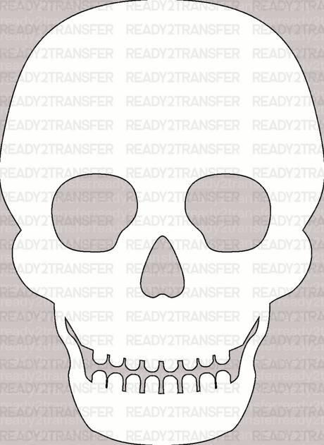 SKULL DTF Transfer - ready2transfer