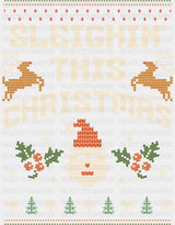 Sleighin’ This Christmas - Christmas DTF Transfer