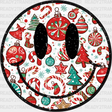 Smile Face Christmas Design - Dtf Heat Transfer