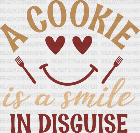 Smile In Disguise Cookie - Cooking Dtf Heat Transfer