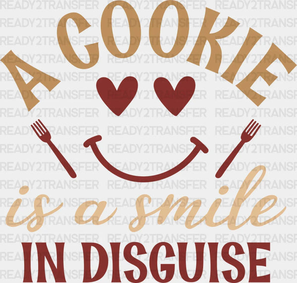 Smile In Disguise Cookie - Cooking DTF Heat Transfer