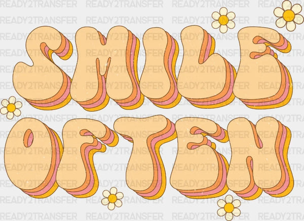 Smile Often DTF Transfer