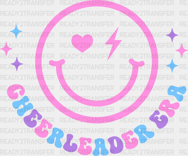 Smiley Cheerleader Era - Cheerleader DTF Heat Transfer