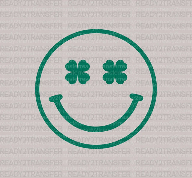 SMILEY CLOVER DTF Transfer - ready2transfer