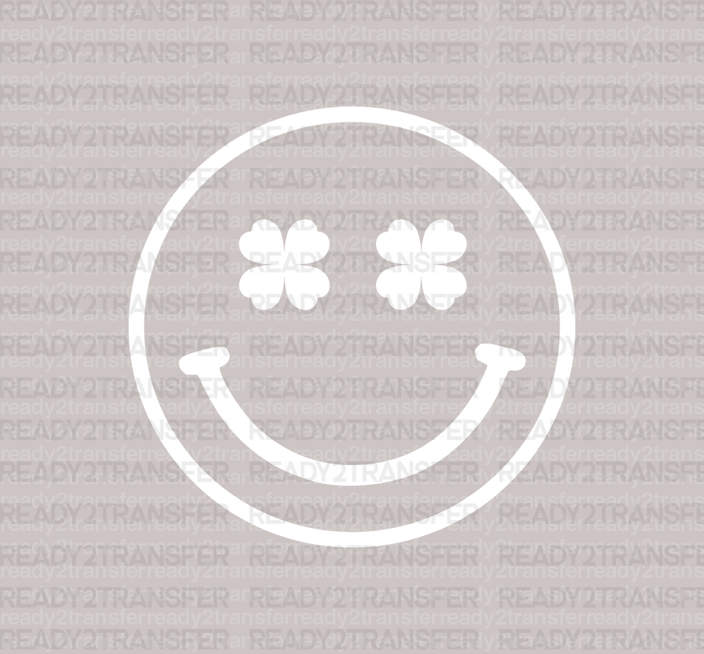 SMILEY CLOVER DTF Transfer - ready2transfer