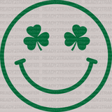 Smiley St. Patrick's Day DTF Heat Transfer, Saint Patricks Day Design, St Paddys Day DTF - ready2transfer