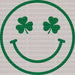 Smiley St. Patrick's Day DTF Heat Transfer, Saint Patricks Day Design, St Paddys Day DTF ready2transfer Green