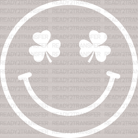 Smiley St. Patrick's Day DTF Heat Transfer, Saint Patricks Day Design, St Paddys Day DTF - ready2transfer