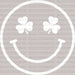 Smiley St. Patrick's Day DTF Heat Transfer, Saint Patricks Day Design, St Paddys Day DTF ready2transfer White
