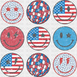 Smileys & Disco Balls - 4th Of July DTF Transfer ready2transfer
