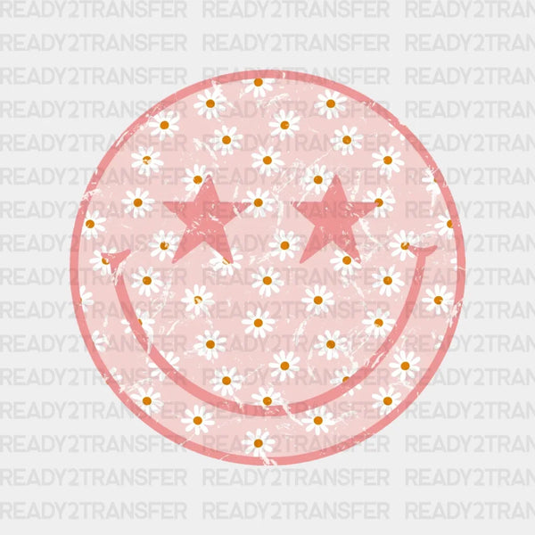 Smiling Face DTF Transfer