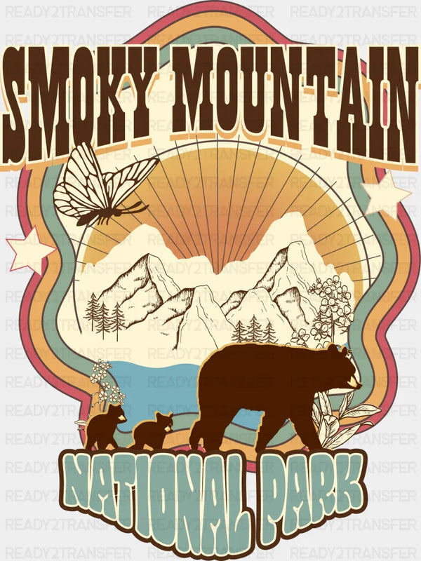 Smoky Mountain - National Park DTF heat transfer