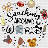 Snacking Around The World Dtf Heat Transfer Disney Vacation Design Mickey Minnie