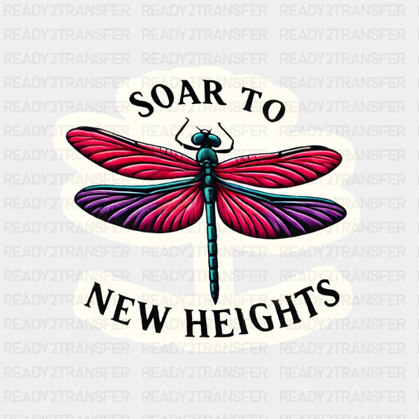 Soar To New Heights Dragonfly - Minimal UV Sticker Permanent UV DTF Decal